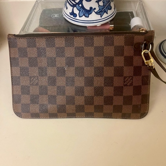 LOUIS VUITTON Damier Ebene Neverfull pouch - Picture 7 of 8